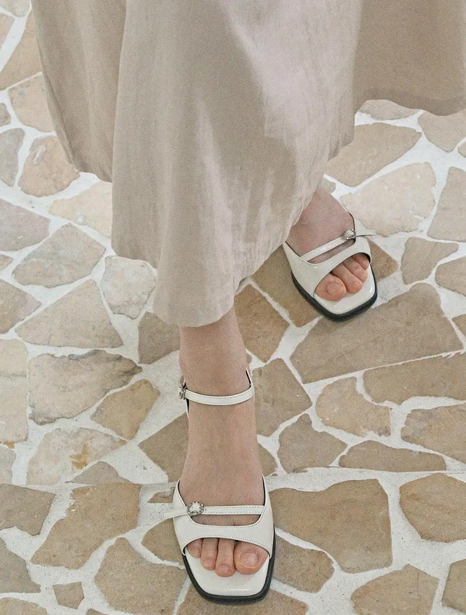 1934 Mua Strap Platform 2cm Sandals