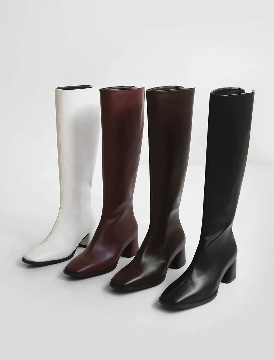 LeVera Square Long Boots (5cm)