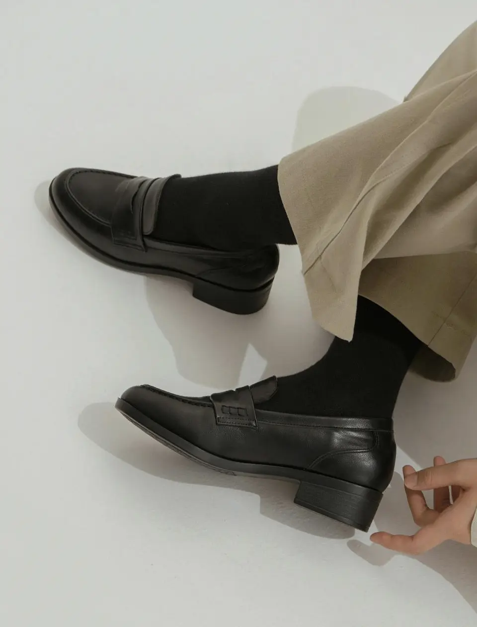 Inez Mannish Penny Loafer 3cm