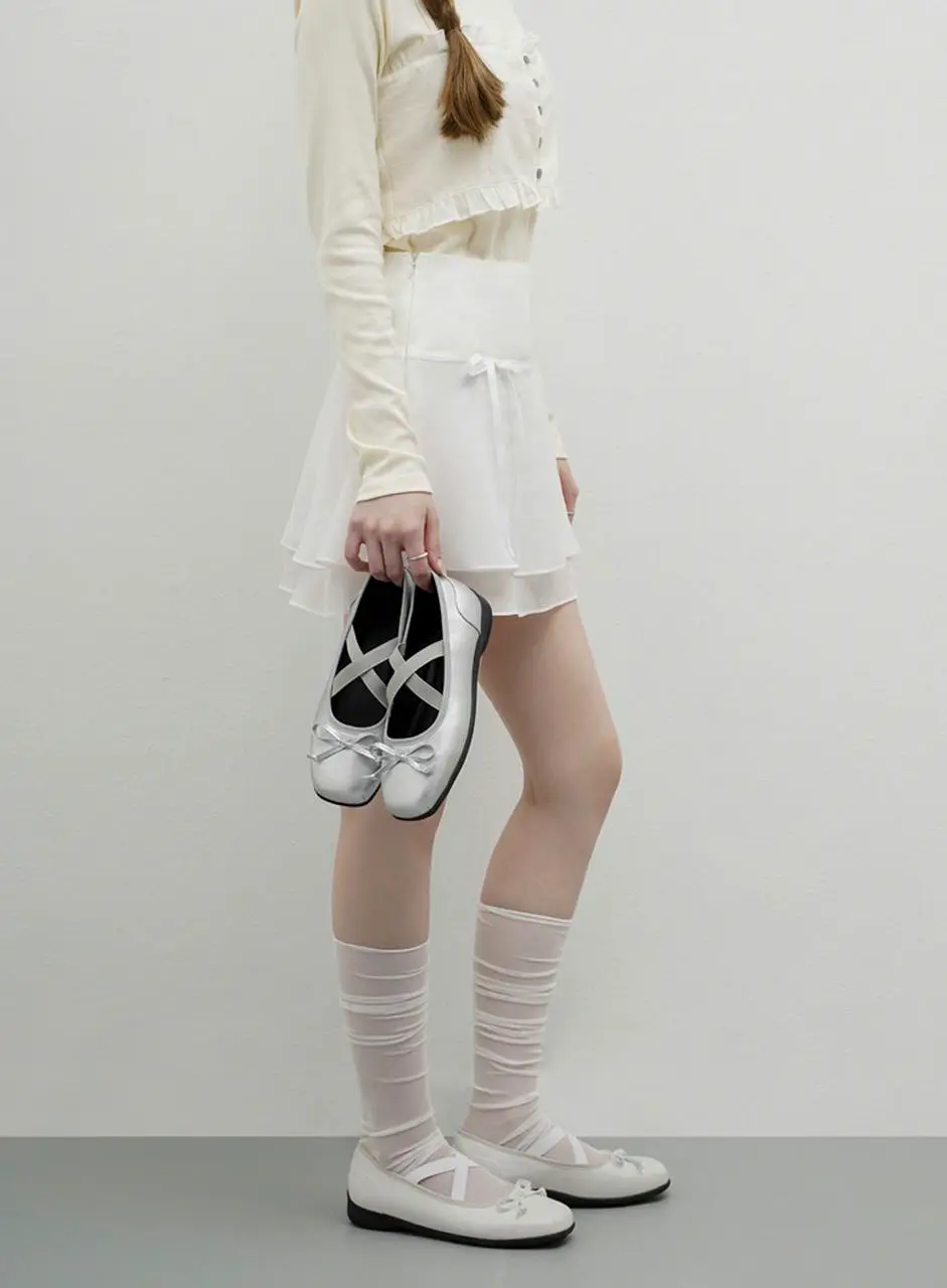 Panche Ribbon Banding Mary Jane Flat (PMLTS1h162)