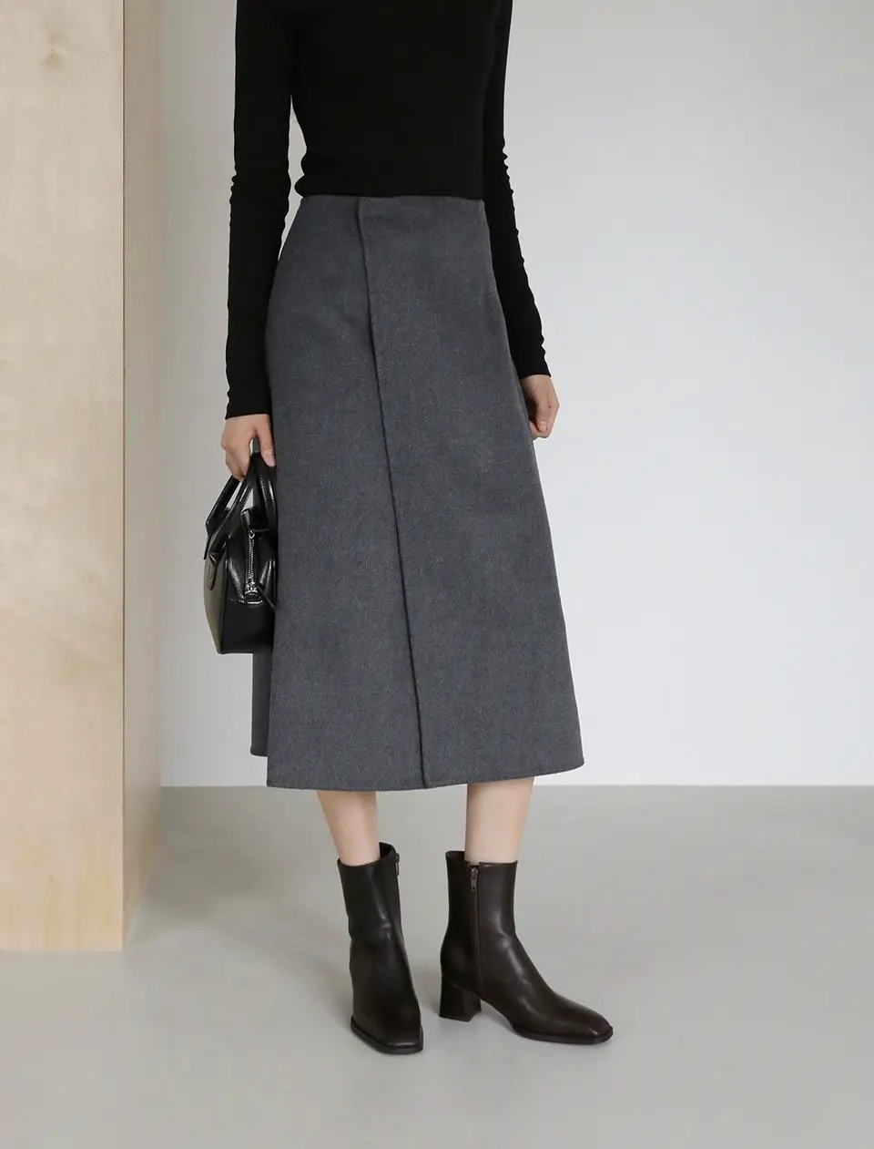 Ramiel Square Ankle Boots (5cm)