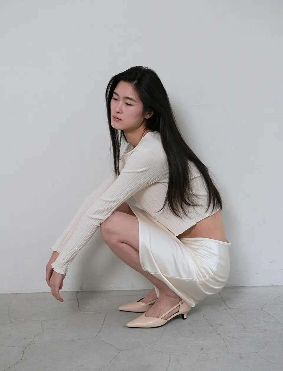 Avenue Pointed-Toe Pumps - Blush Nude