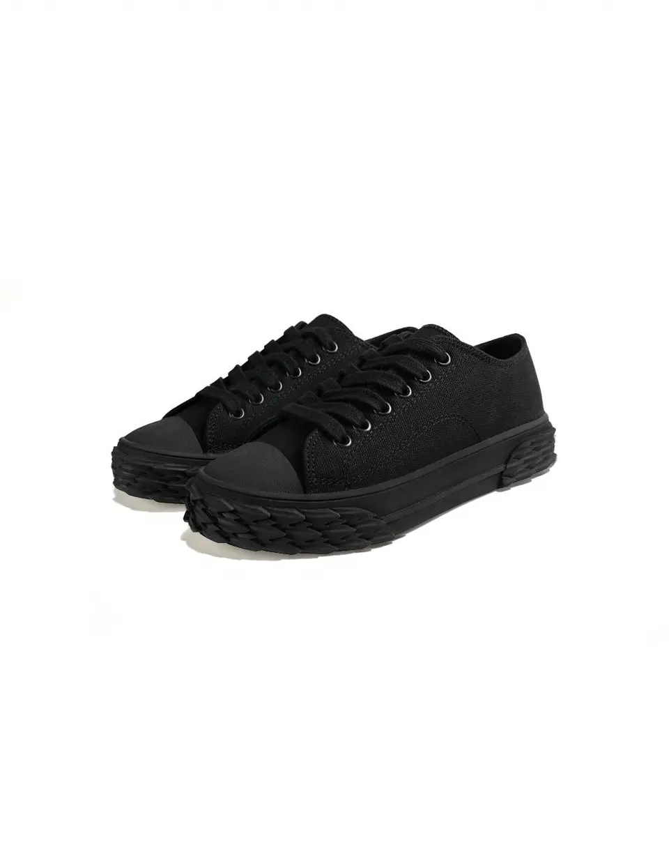 MAKO CANVAS SNEAKERS [ALL BLACK]
