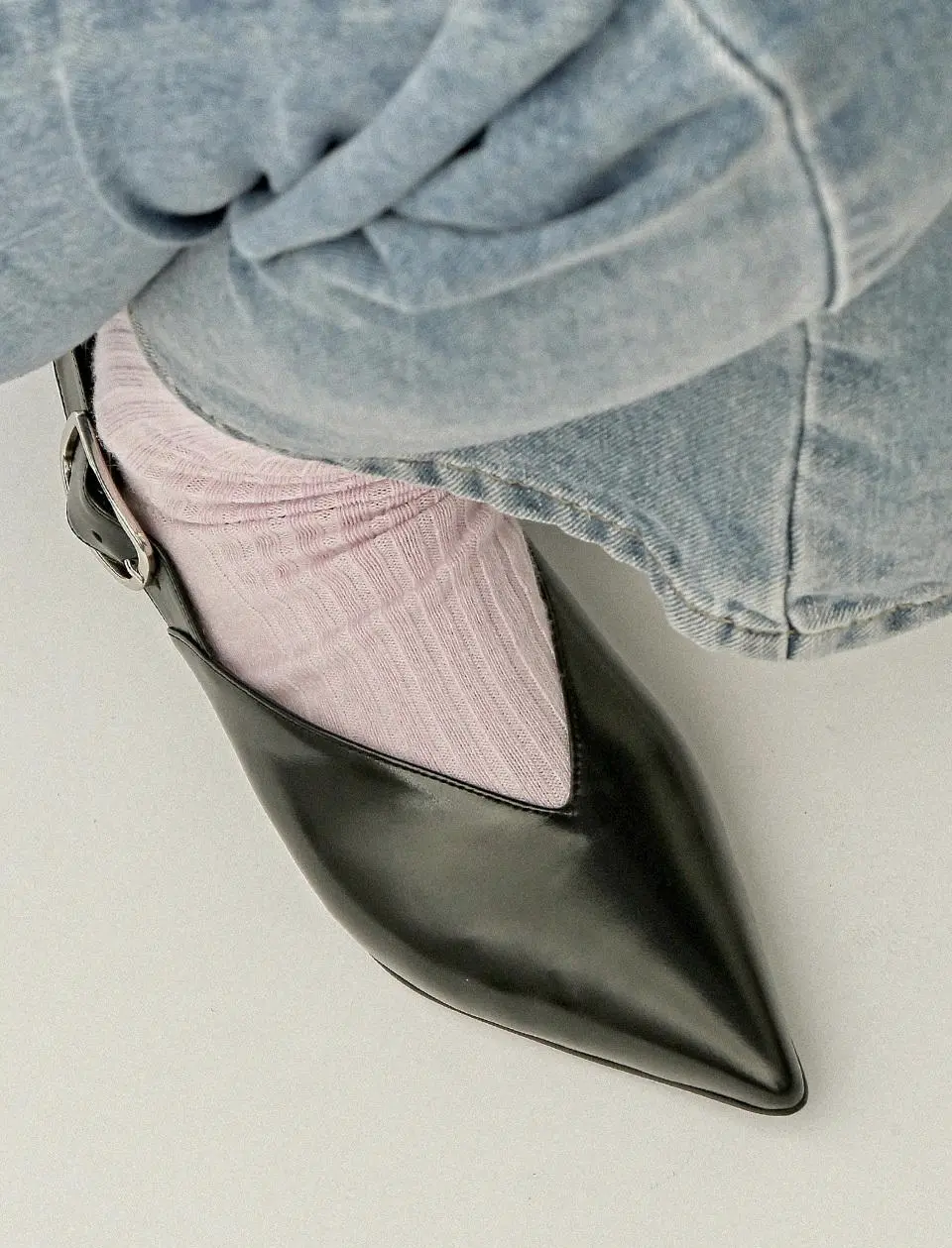 2052 Loe Slingback Flatshoes 1cm