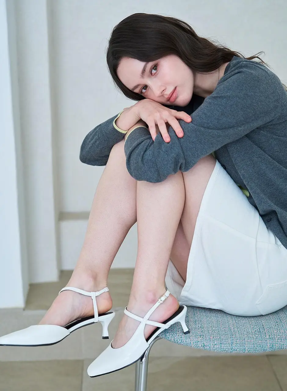 Rael Minimal Square Heel 5cm (CW0105GWH)