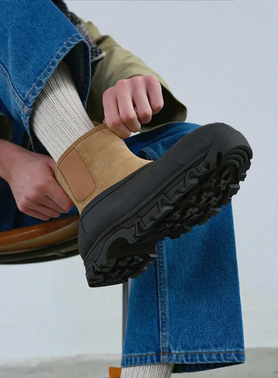 Tretorn Ahus Hybrid Rain Boots_Sand