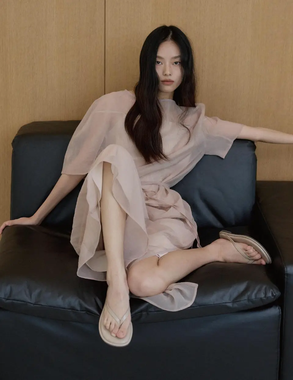 LINEA 1cm Heel Height Flip Flops