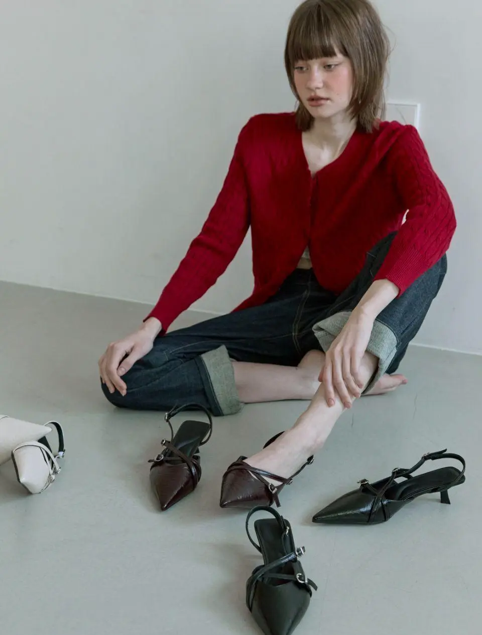 Cathay Mary Jane Slingback 4.5cm Pumps (WS9006)