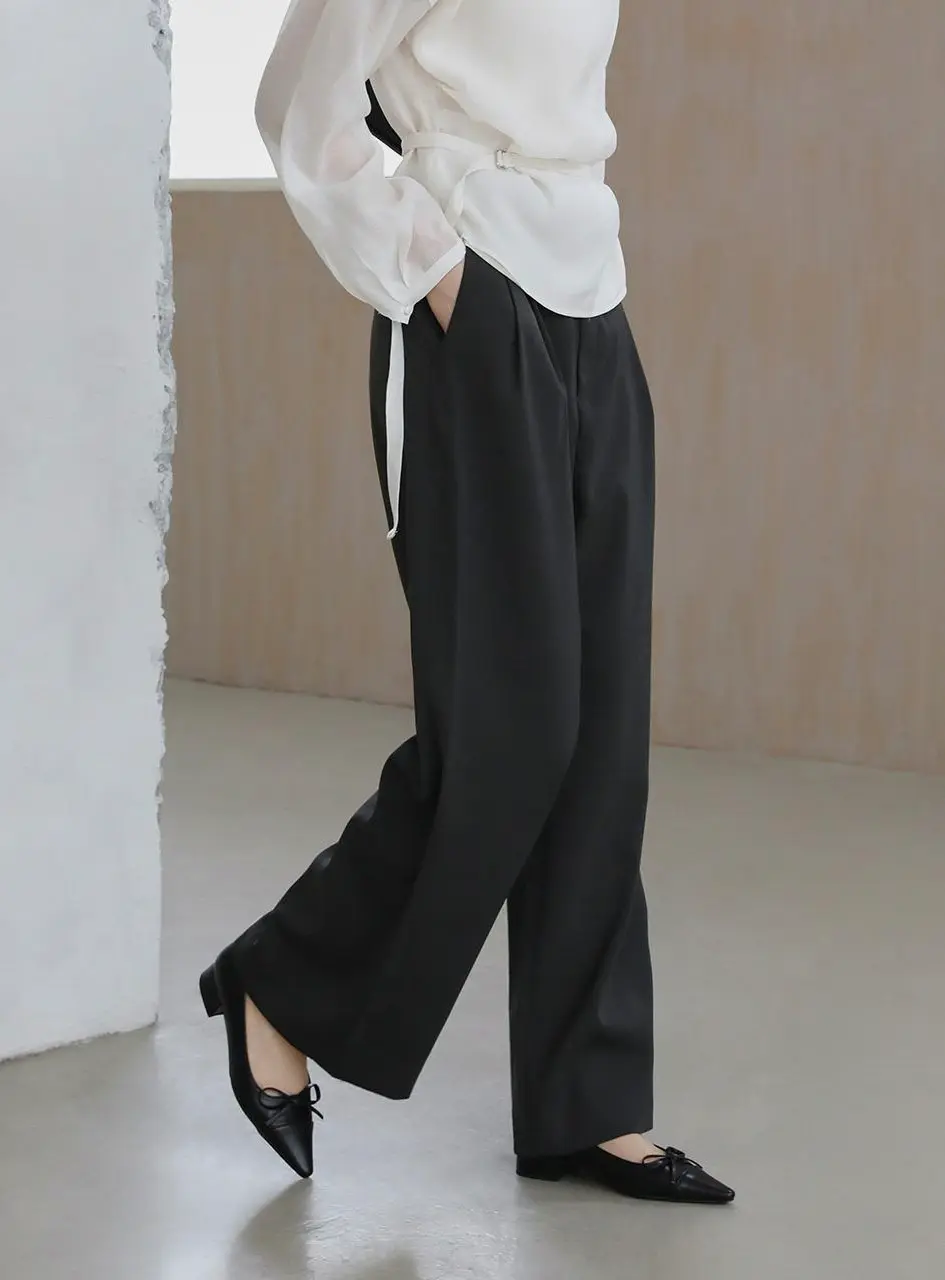 Cetyline Ribbon Flat Shoes (3cm)