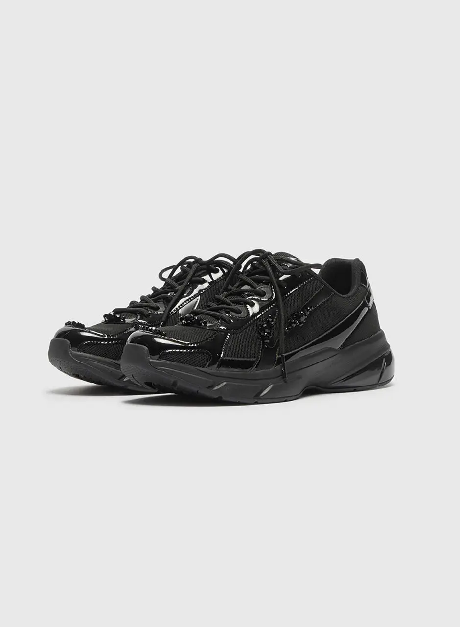 Gloss mesh Sneakers [black] (DG4DS26036BLK)