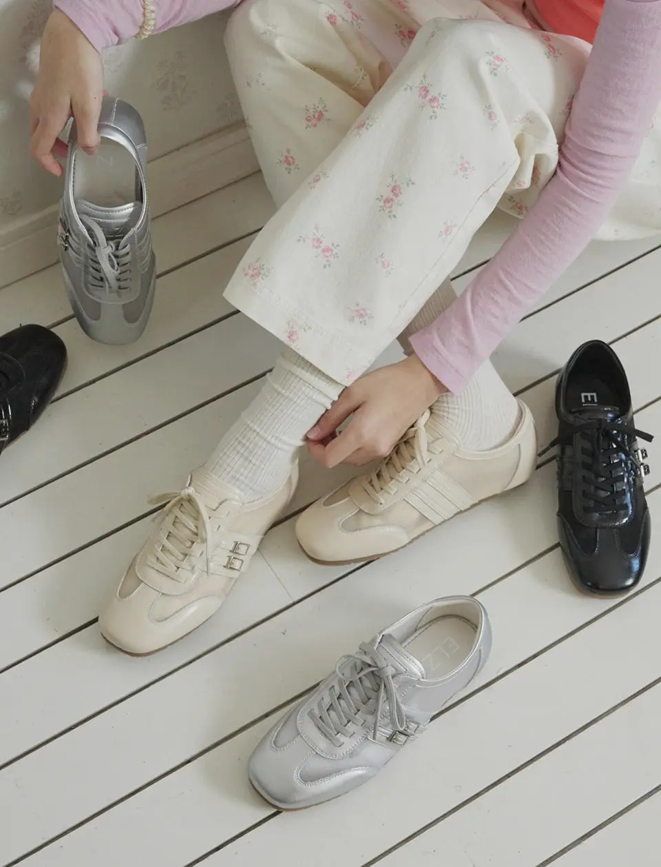 Double Mesh Sneakers (EBAL167133)