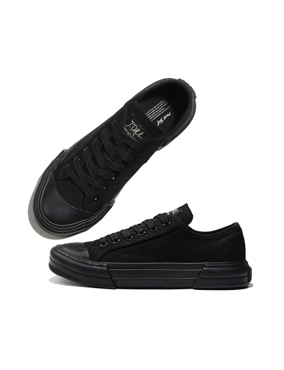 Logo Bold Sneakers 07 - All Black