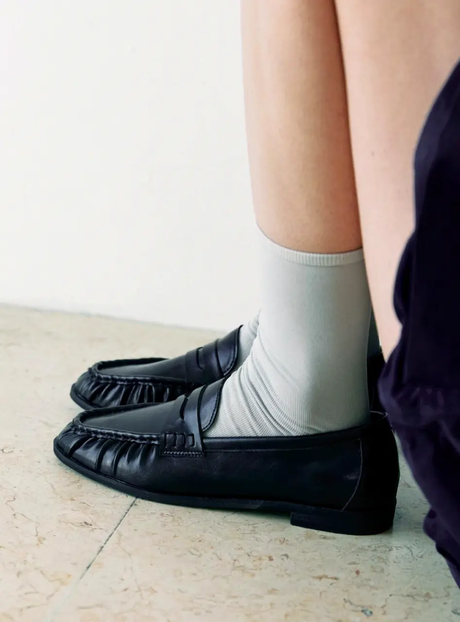 Dress Classic Shirring Loafer (SM027)