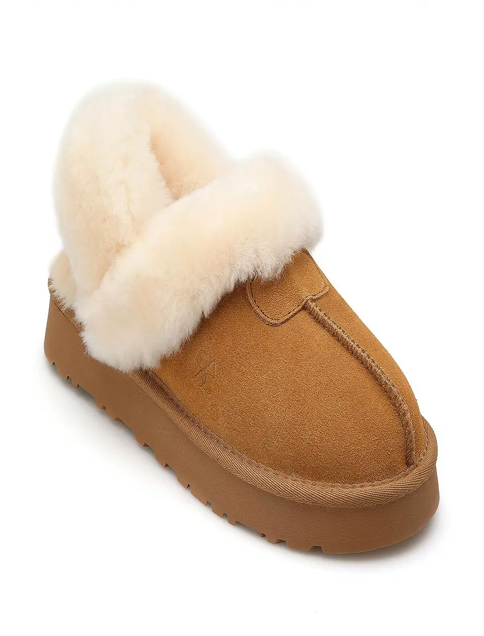 SAC Platform Two Way fur Slippers 2.7 cm