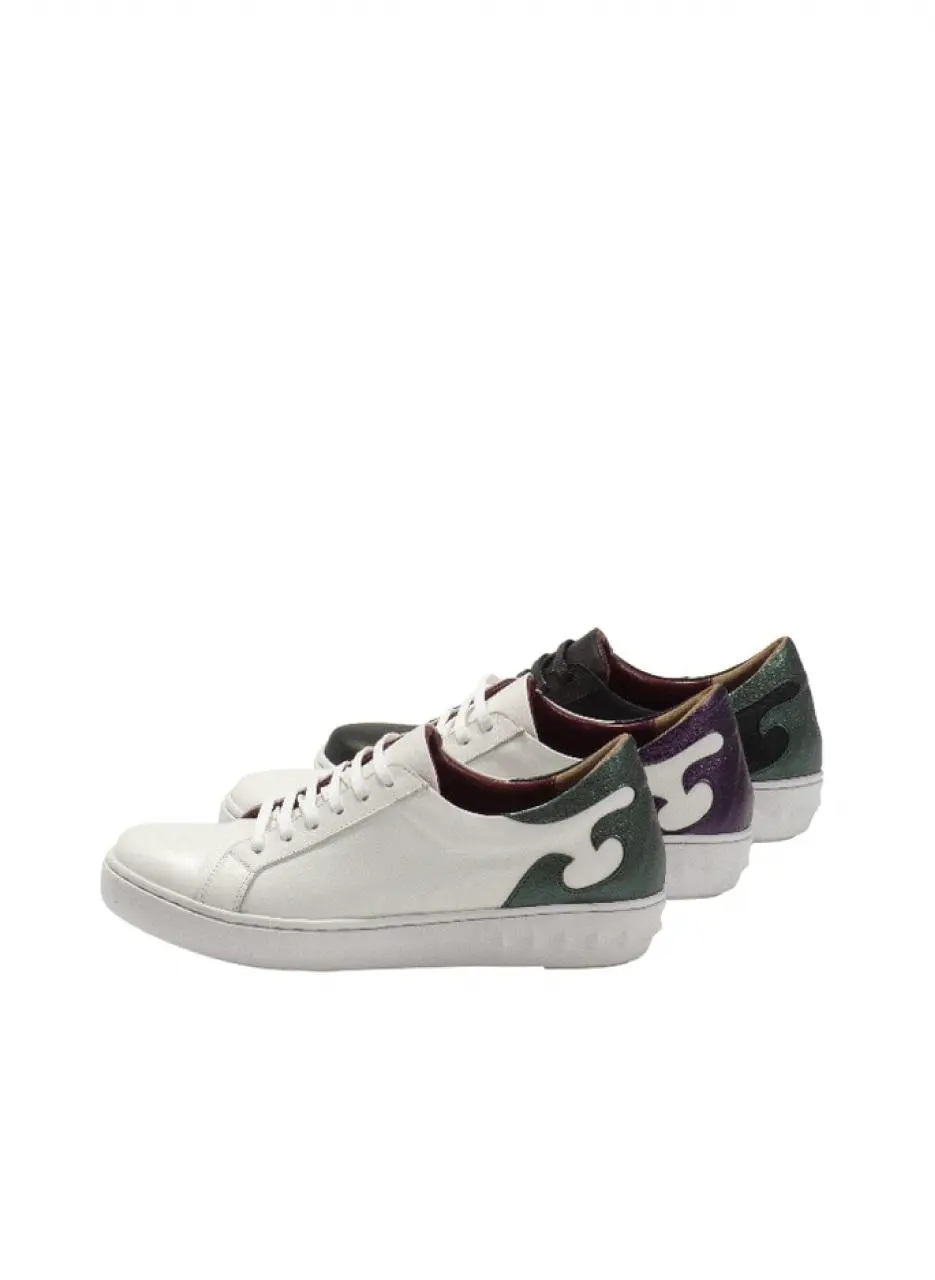 WAVO SNEAKERS [white, khaki]