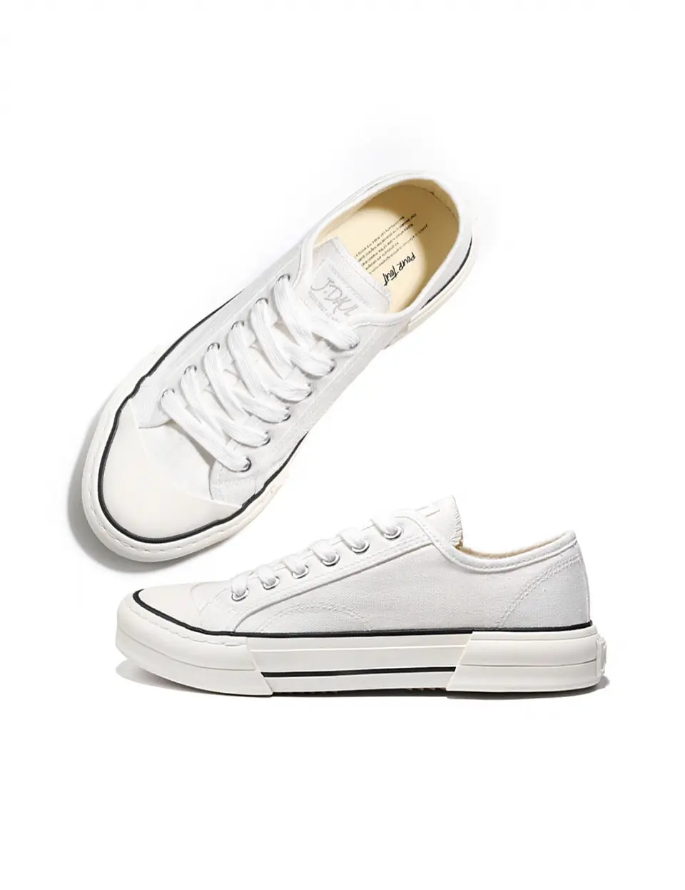 Logo Bold Sneakers 07 - All White