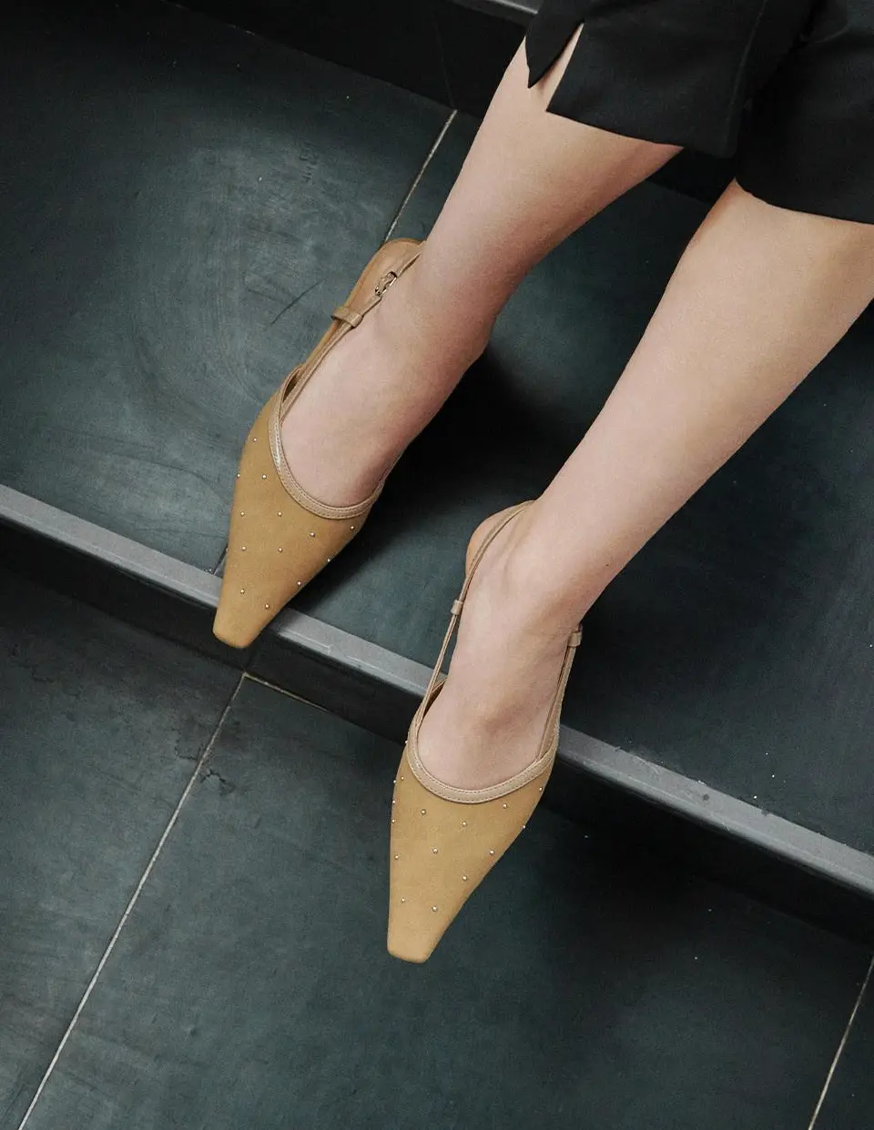 Stardust Slingback PUMPS (ljh9101)