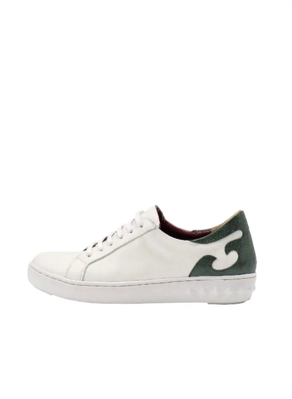 WAVO SNEAKERS [white, khaki]