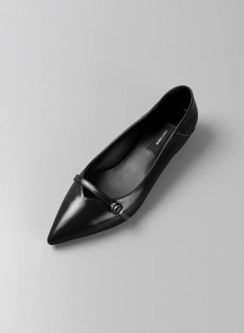 Heritage Ring Strap 2cm Flat Shoes (LC308)