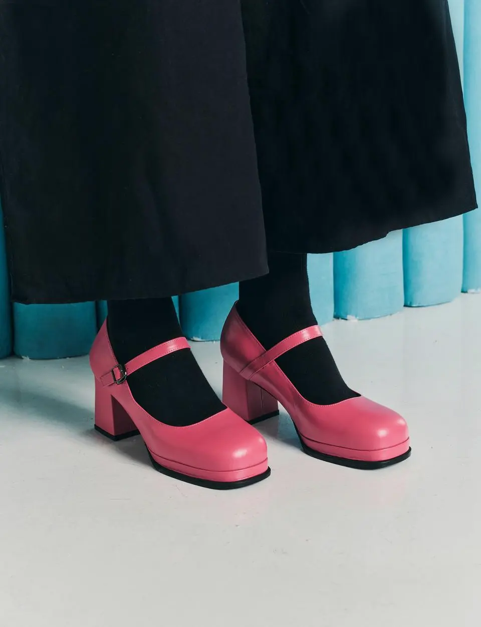 Mary Jane 7cm Pumps (LC305)