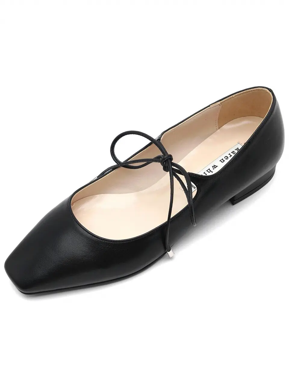 Girlish Ribbon Flat Shoes