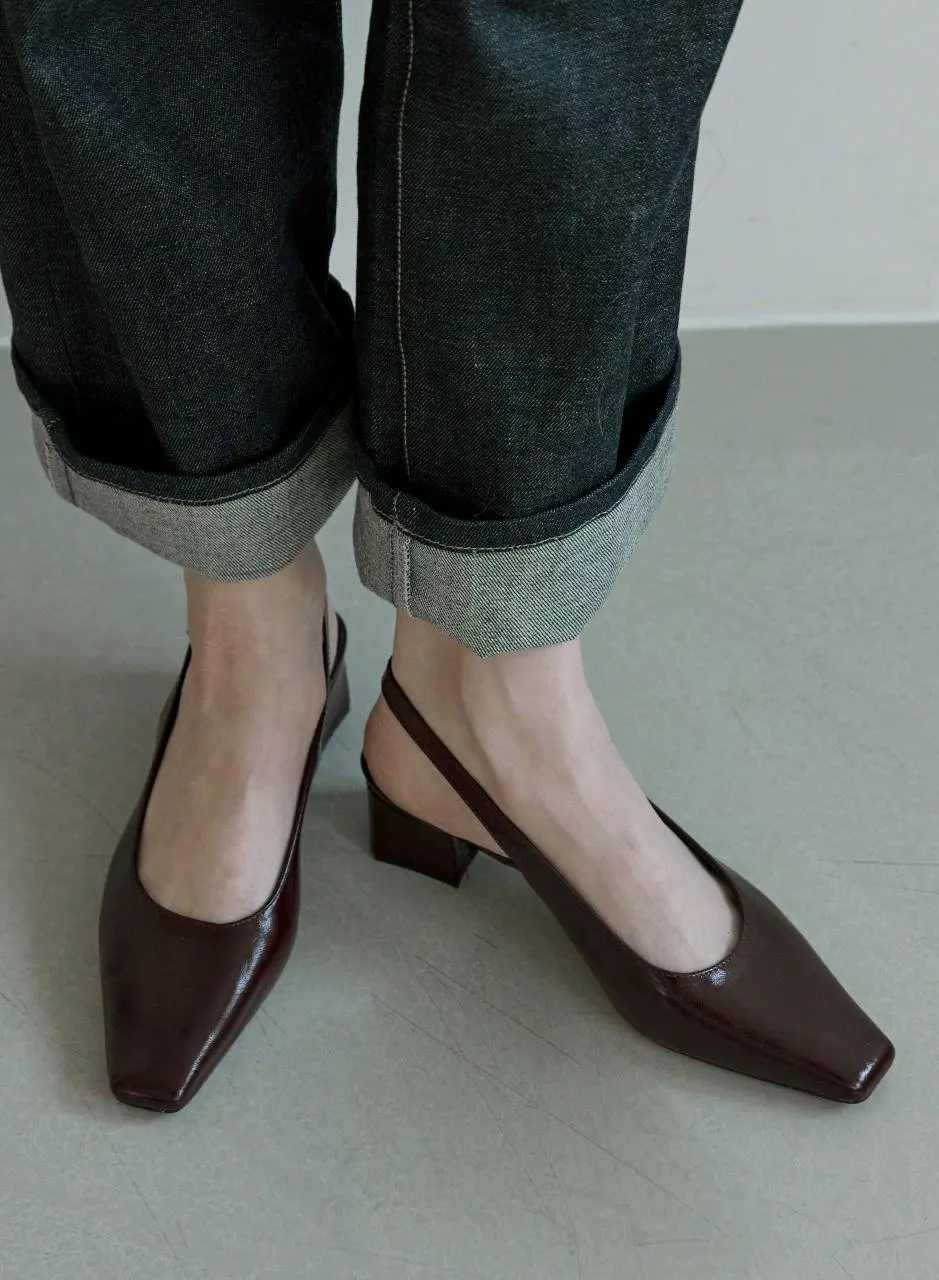 Rossan Minimal Slingback 4cm Pumps (WS9009)