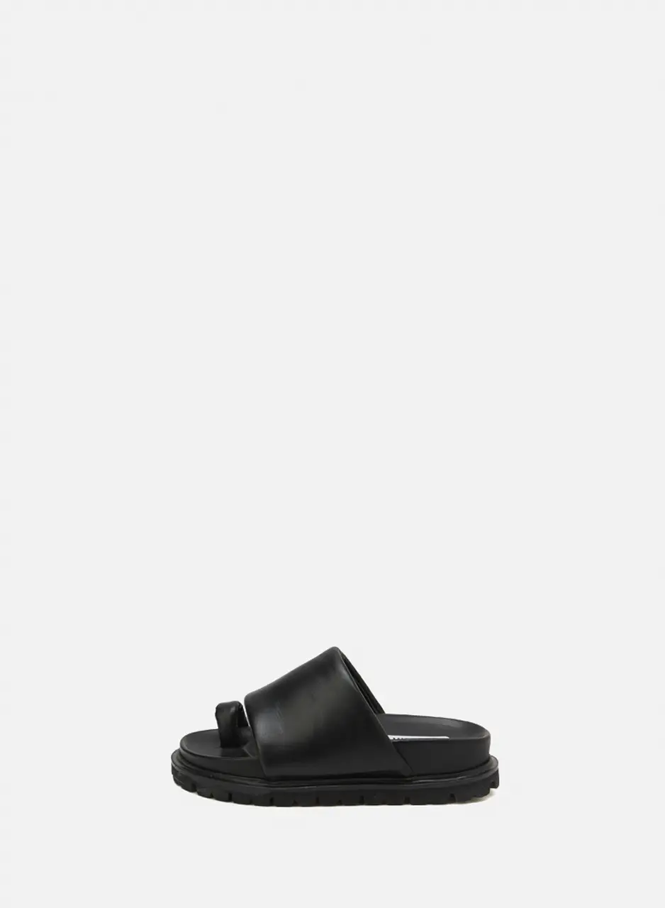 2 Strap Slipper_Black
