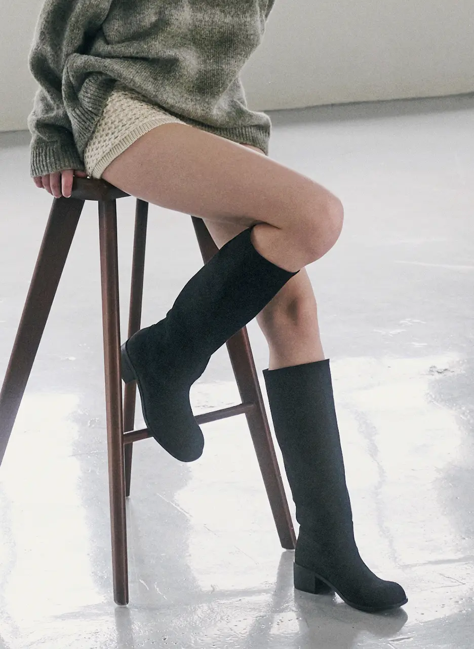 Sernin 2 Type Long Boots 5cm (2 Colors)