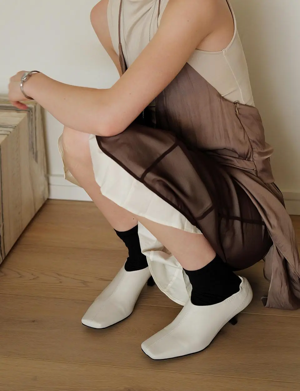 Etta Soft Square Glove 6.5cm Pumps