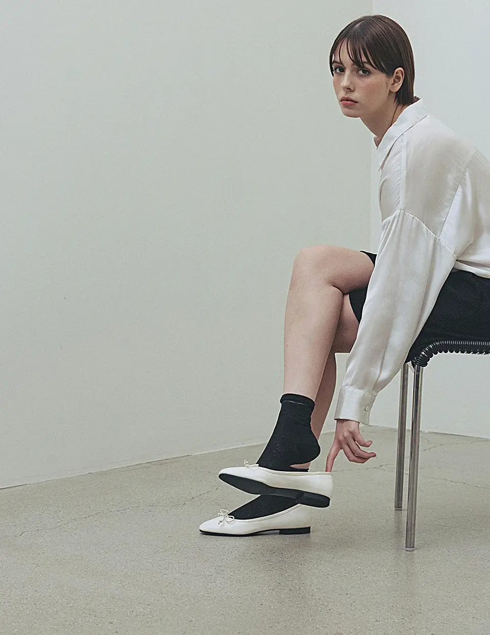 Ribbon Ballet Flats (EO2504)