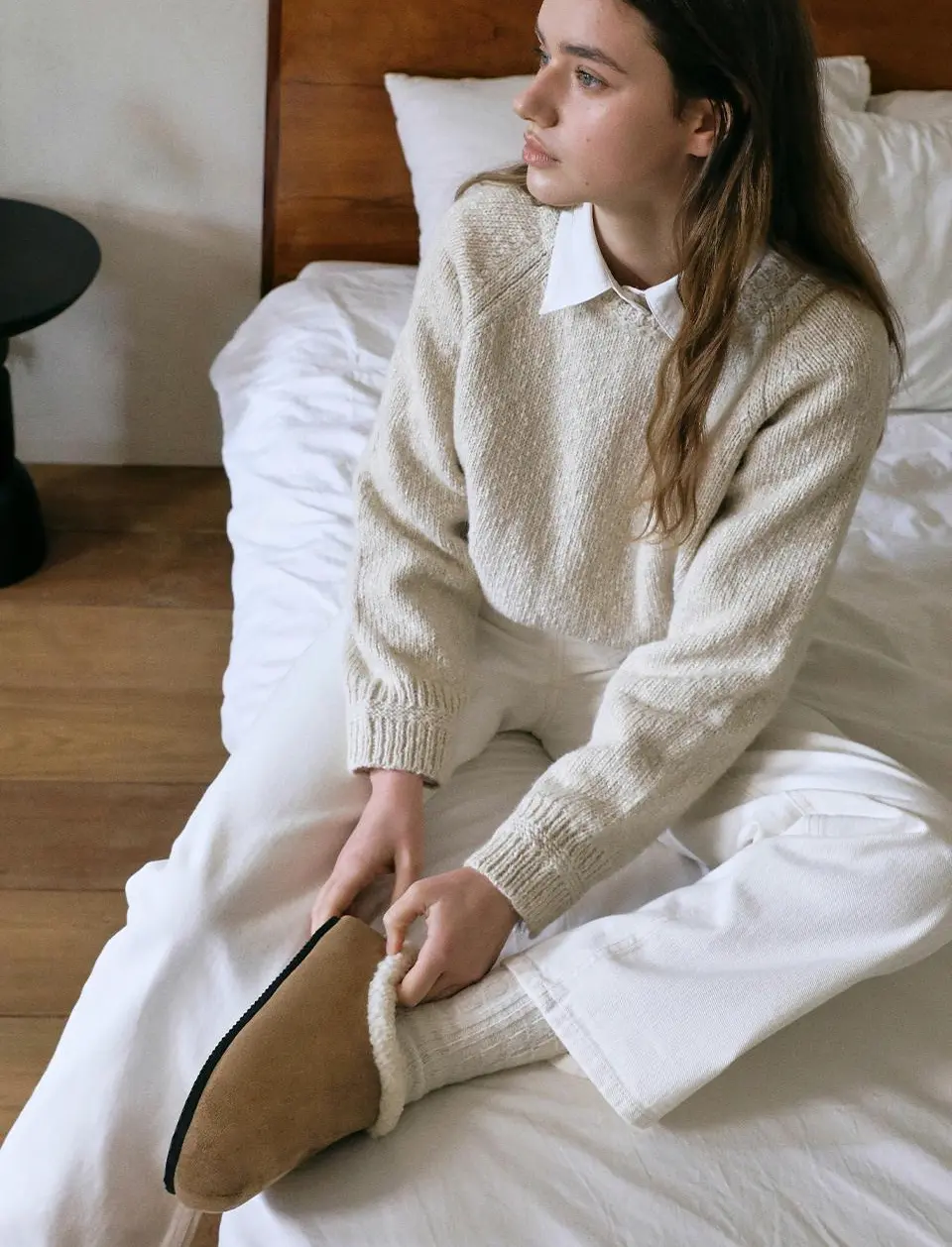 Harpers Faux Fur-Lined 4cm Slides