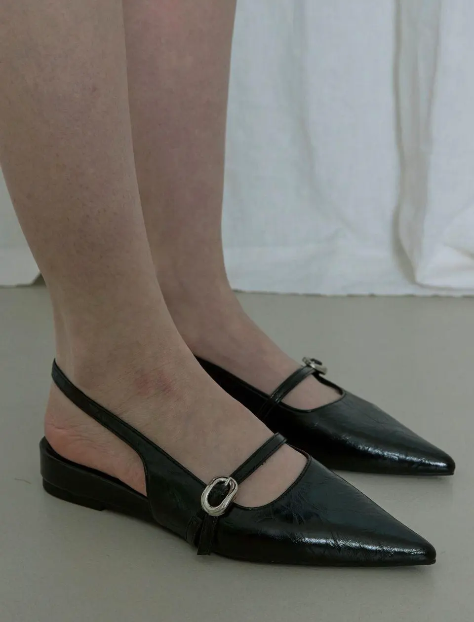 Cathay Mary Jane Slingback 3cm Pumps (WS9005)