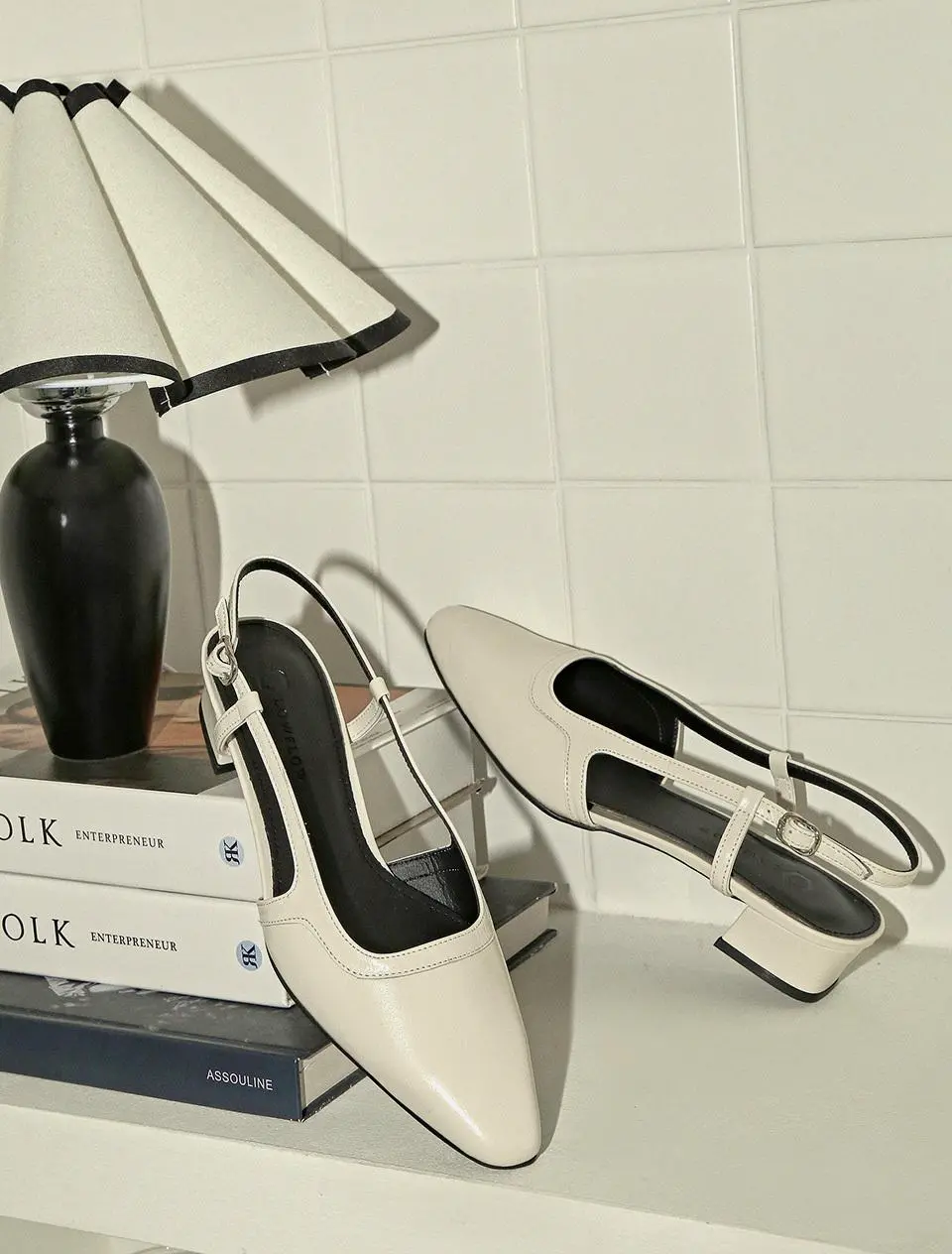 168J Haru Pumps Slingback Heel 3cm 6cm