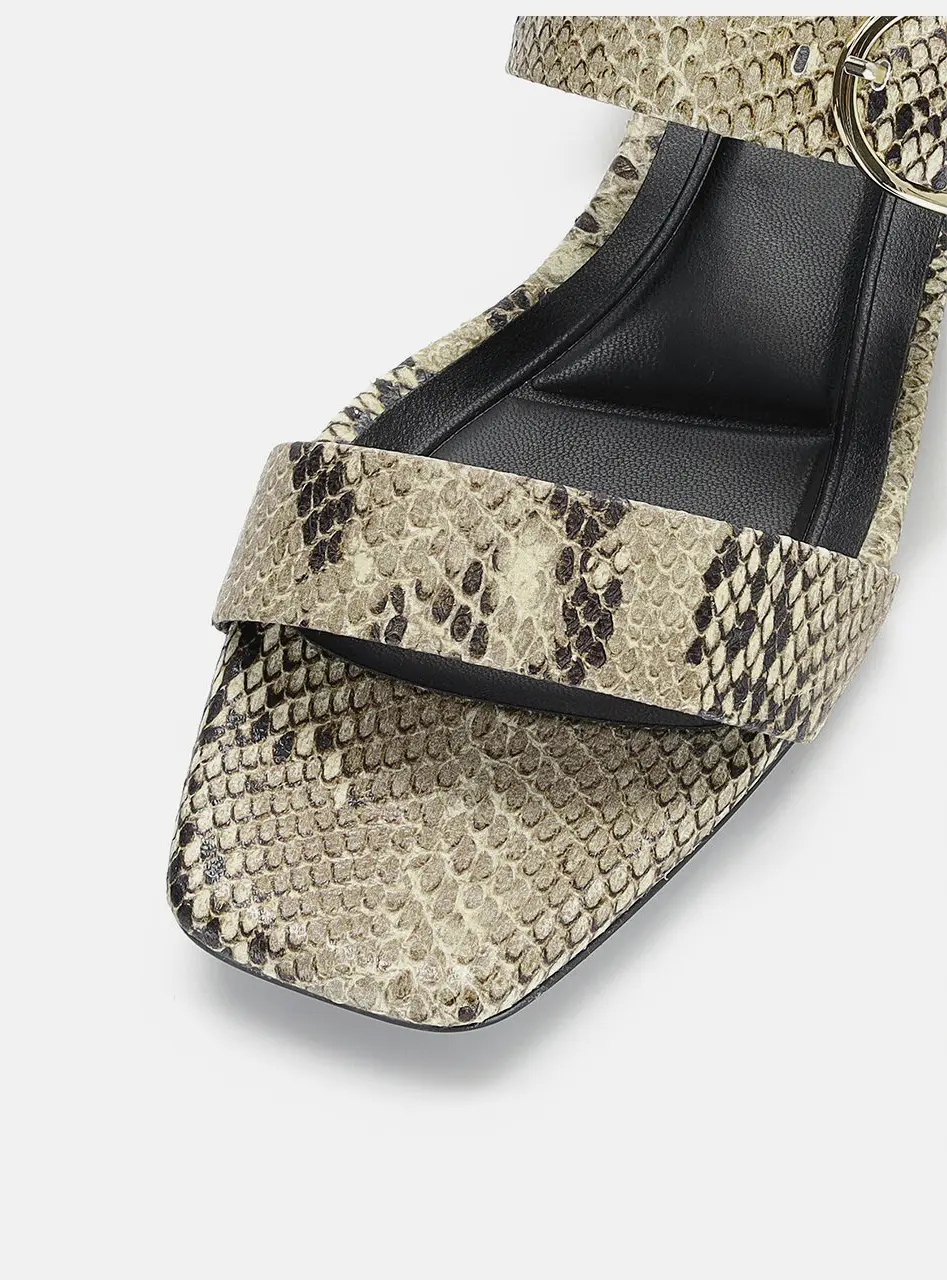 Anello Signature Strap Sandals - Cream