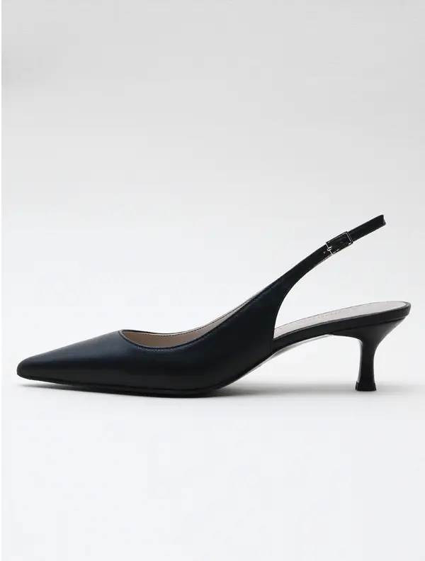 Plain Slingback Shoes_5cm