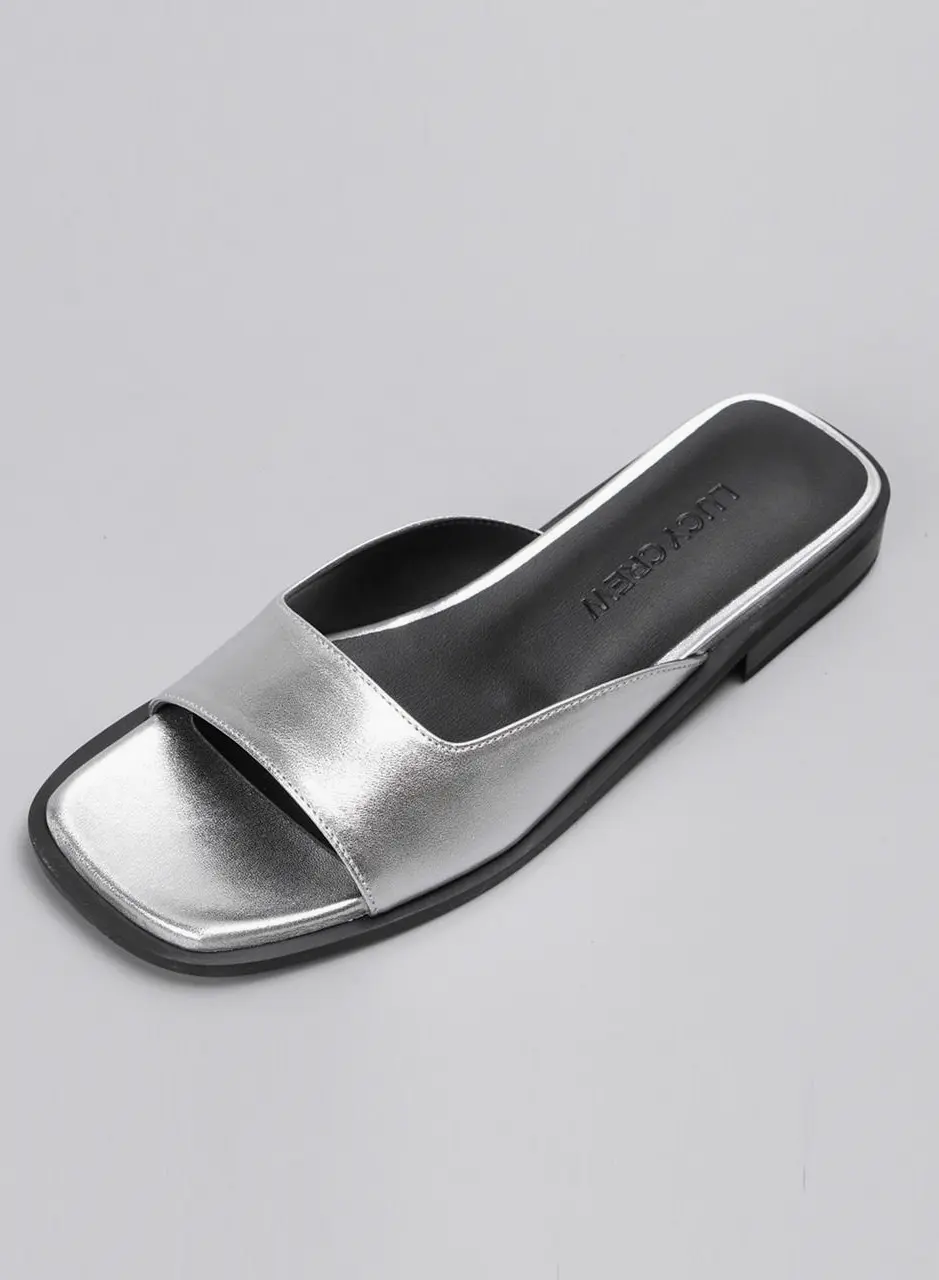 Modern Open-Toe 2cm Slide Sandals (LC585)