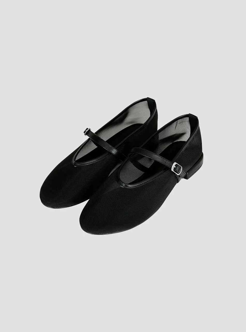 Serenity Mesh Mary Jane Loafers [2colors]