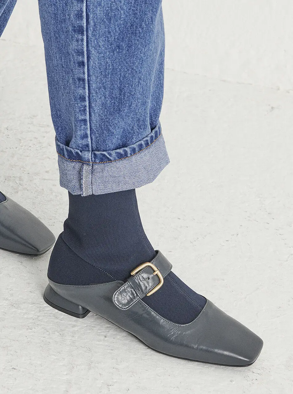 Bloafer Sock Boots - Gray