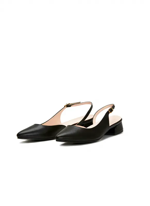 Side Open Slingback Pumps