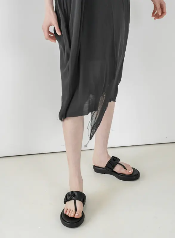 Dodu T-Strap Flip-Flop - Black