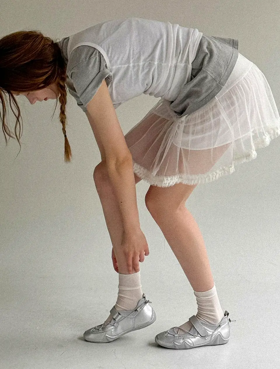 Mesh String Mary Jane Sneakers (1.5cm)_APF377 l 3colors