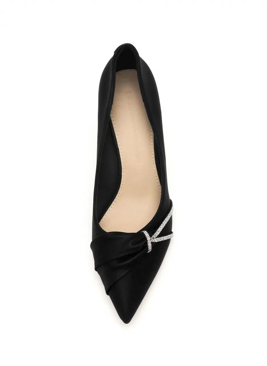 Loren Ribbon 7cm High Heels Pumps (VS9031)