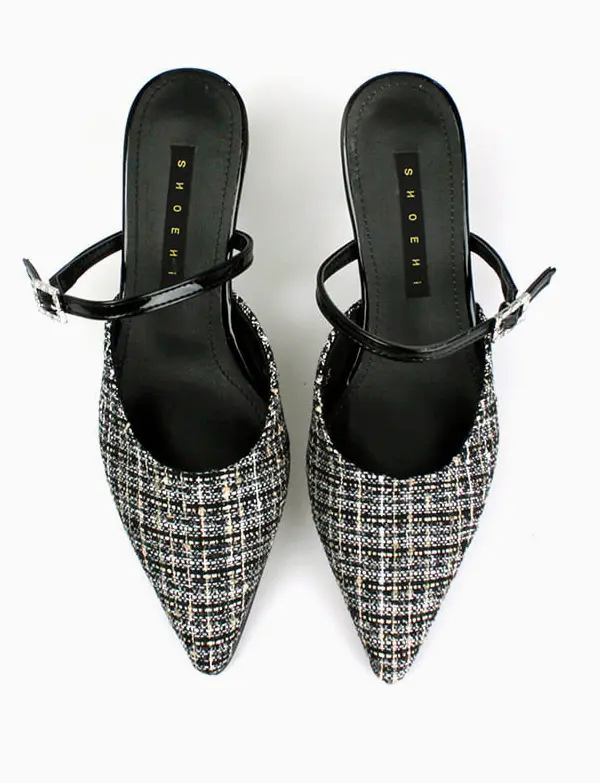 Tweed Mule _ 2Colors