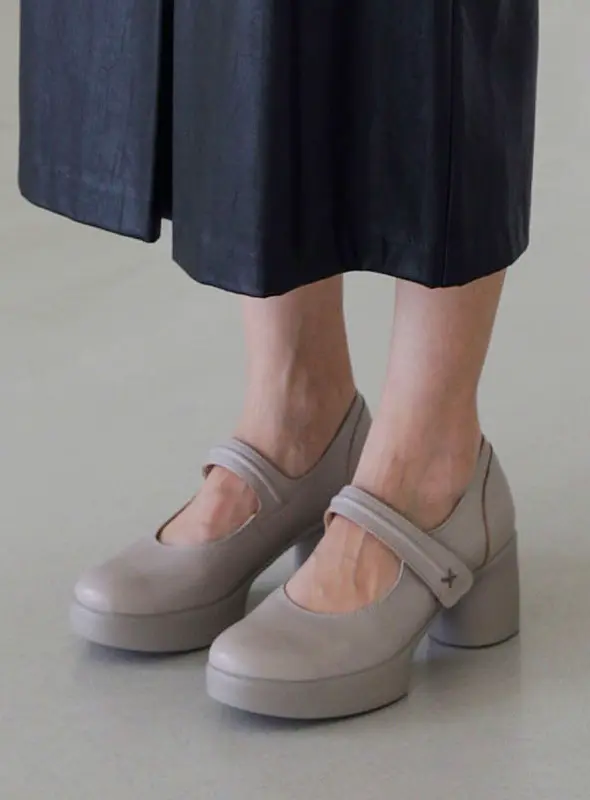 Riley Platform Mary Jane Shoes