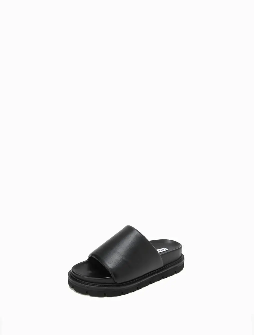 1 Strap Slipper_Black
