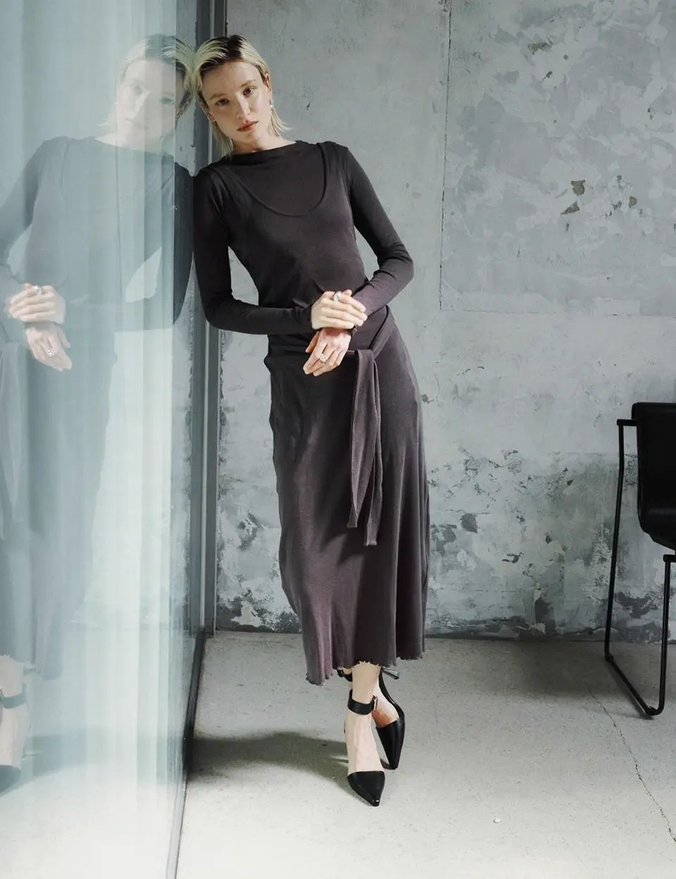 80mm Melanie Ankle Strap Pumps