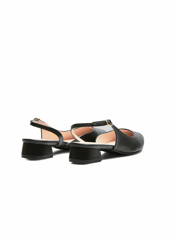 Side Open Slingback Pumps