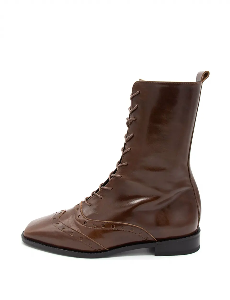Brogue middle boots Brown