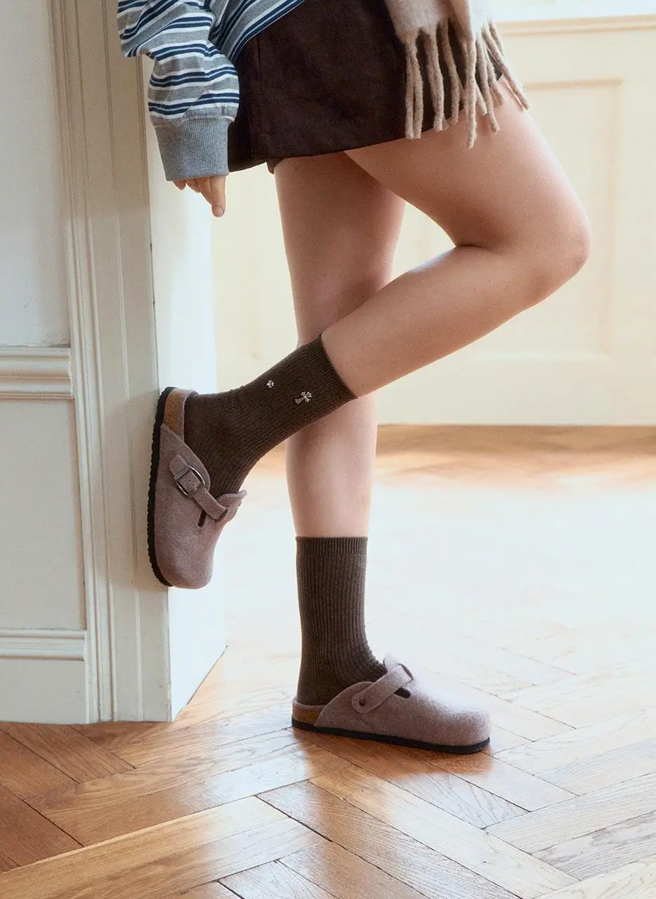 Wool Mong Slippers Slides