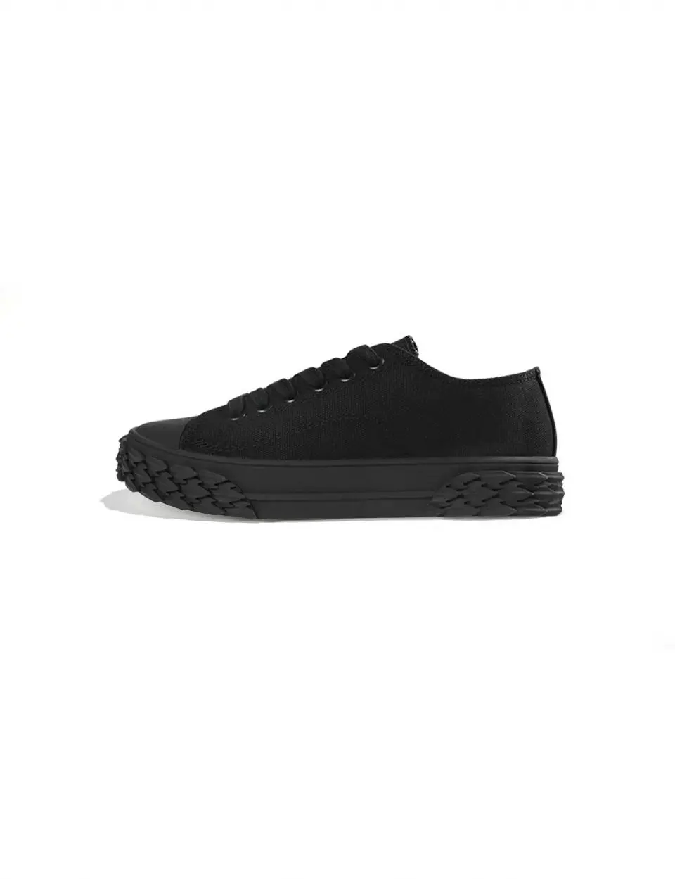 MAKO CANVAS SNEAKERS [ALL BLACK]